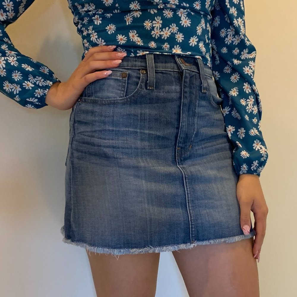 Madewell Jean Skirt Size 24